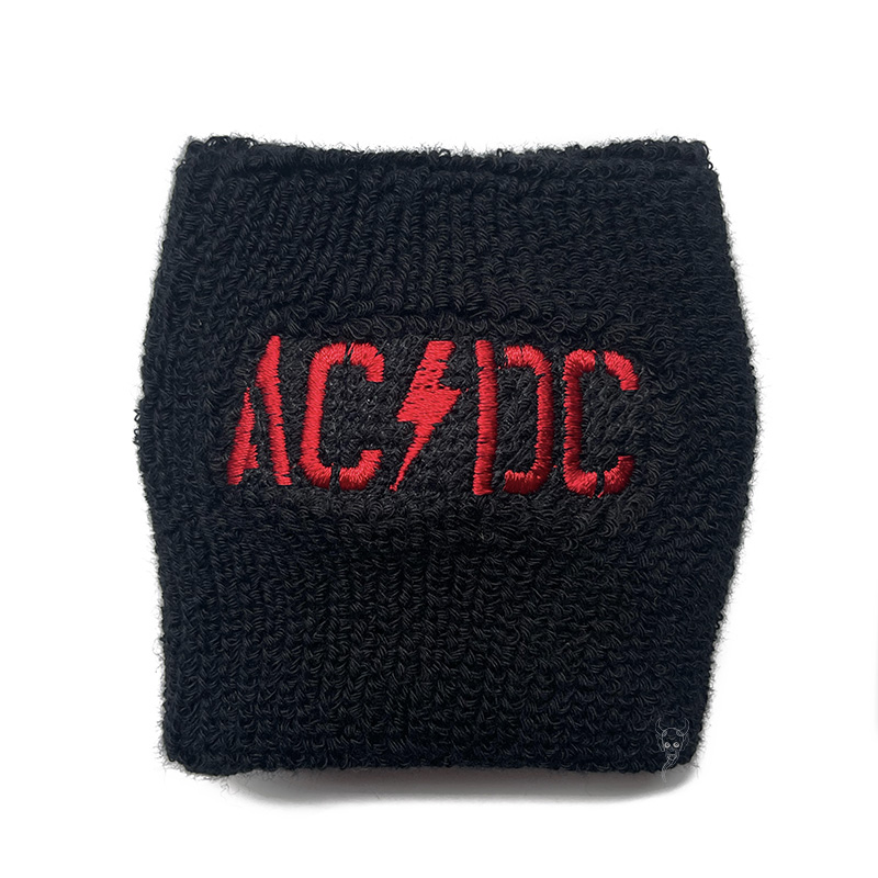 AC/DC 官方原版运动护腕 Power Up 红色Logo